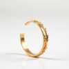 Floral Organic Gold Ring